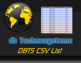DBTS CSV List