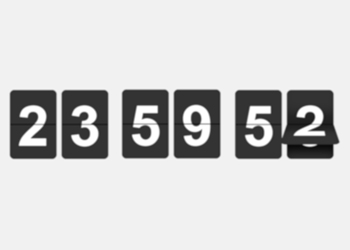 jQuery Retro Flip Clock & Countdown Timer Plugin - FlipClock