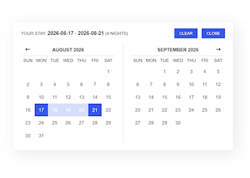 Hotel Datepicker